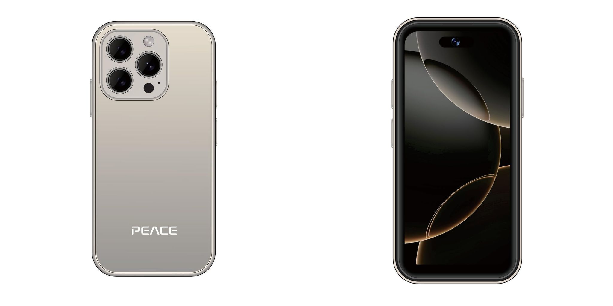 PEACE MINI 4 Mini 3.75'' Inch 4G Smartphone (3GB RAM 32GB Storage) (Grey)