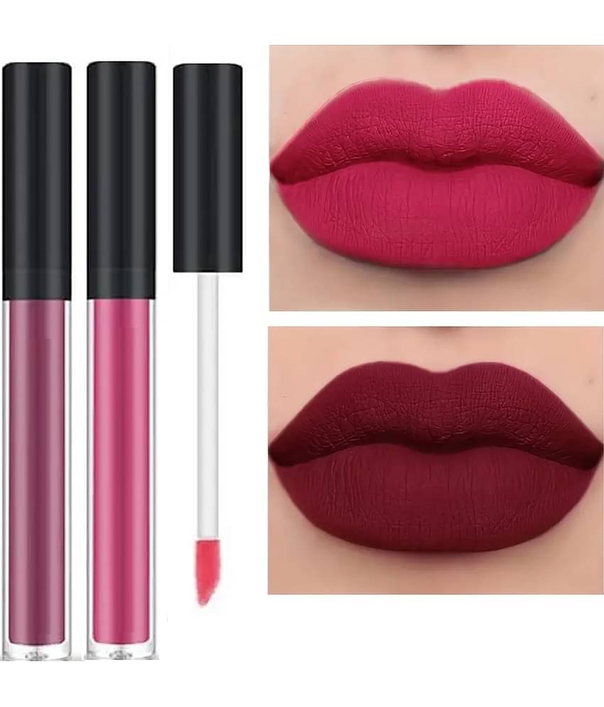 Facejewel Maroon Matte Lipstick 6