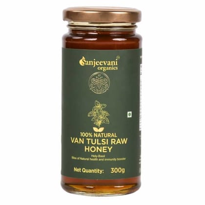 NATURAL VAN TULSI RAW HONEY 300GM