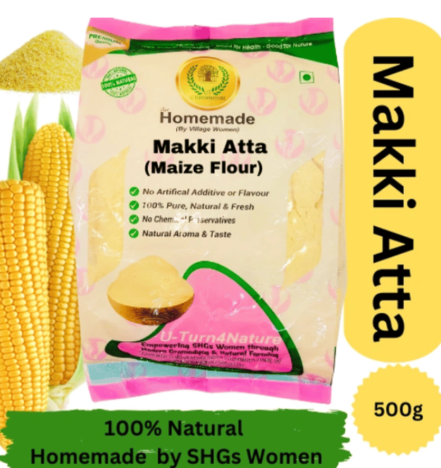 Makki Atta/Flour, Chakki- Homemade