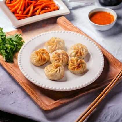 Pan Fried Veg Wheat Momos
