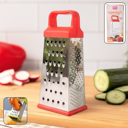 Supermom 5-in-1 Comfort Stainless Steel Grater and Slicer