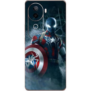 Yug Emporium Back Skin Wrap For iQOO Z9s 5G Premium Quality Full Coverage (Spider Man) (Back Cover Multicolor)