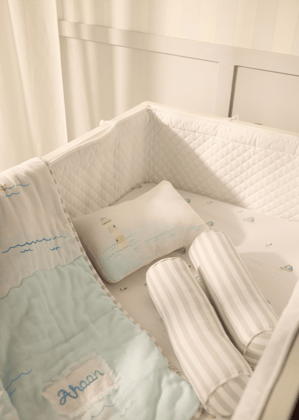 Riviera Complete Cot Bedding Set with Bumper