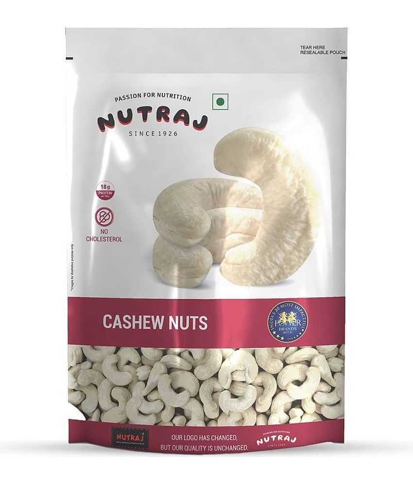 Nutraj Whole Cashew Nuts W320 250g | Nutritious, Delicious & Crunchy Kaju | Rich in Magnesium