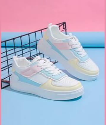 Stylestry White Women's Sneakers