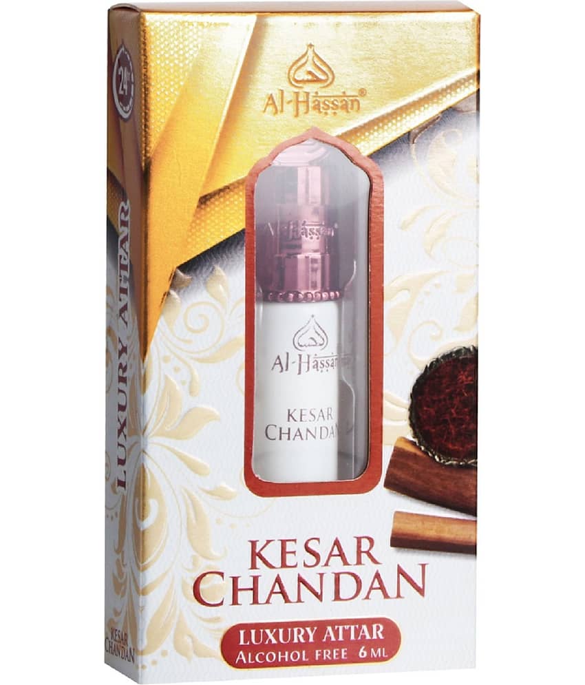 Al - Hassan Kesar Non- Alcoholic Miniature Attar ( Pack of 1 )