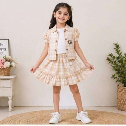Premium Lightweight Festive Top Skirt for Girls