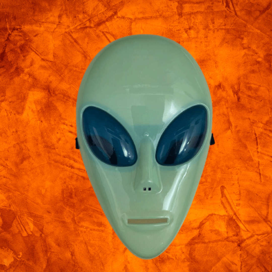 Alient Glow In The Dark Face Mask - Jaadu Mask - 1PC