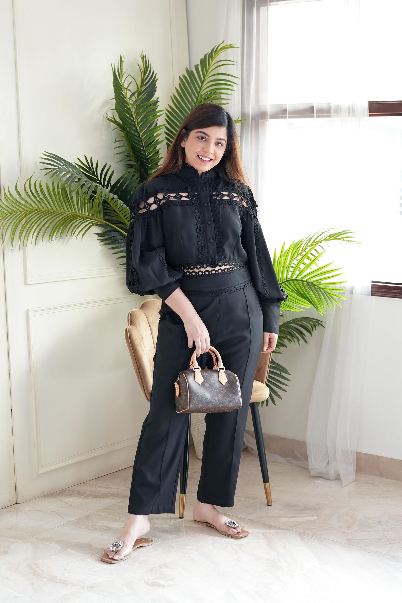 Kush Black Luxe Cordset-L-XL