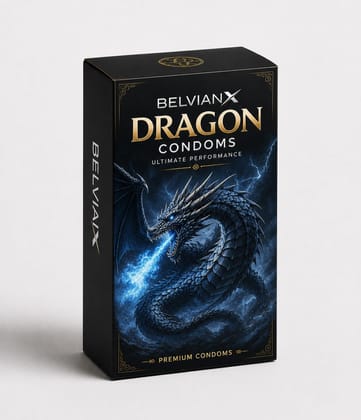 BelvianX Dragon Condome For Men 6-inch Durable Size Skin-Friendly Comfortable Fit – Single Piece | Ultra Soft | Long Lasted | Extra size