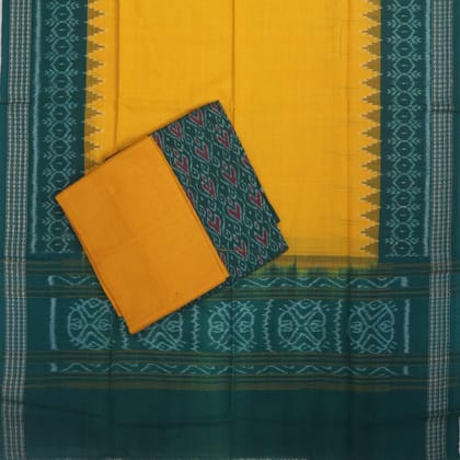 Sambalpuri Cotton Dress Set(Green )