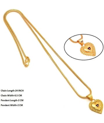 Jewar Mandi - Golden Pendant set ( Pack of 1 )