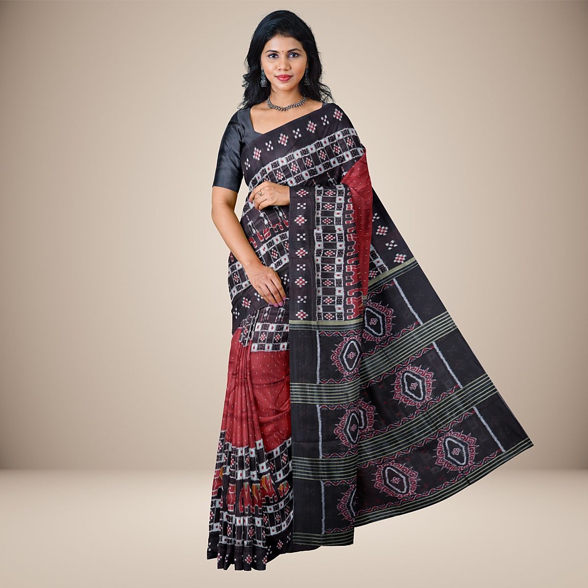 Special Ikat Khandua Silk Saree