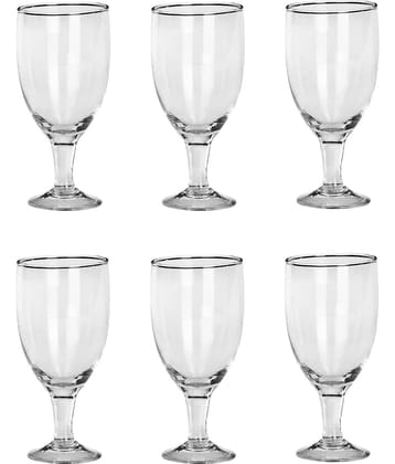 Somil Wine  Glasses Set,  180 ML - (Pack Of 6)