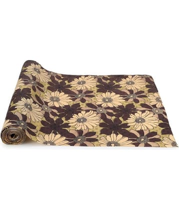 Single PVC Brown Kitchen Shelf Cover Cover