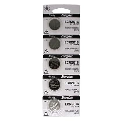 Energizer CR2016 Lithium Battery, 5-Pk Energizer CR2016 Lithium Battery, 5-Pk