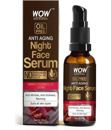 WOW Skin Science Anti Aging Night Face Serum - 50mL