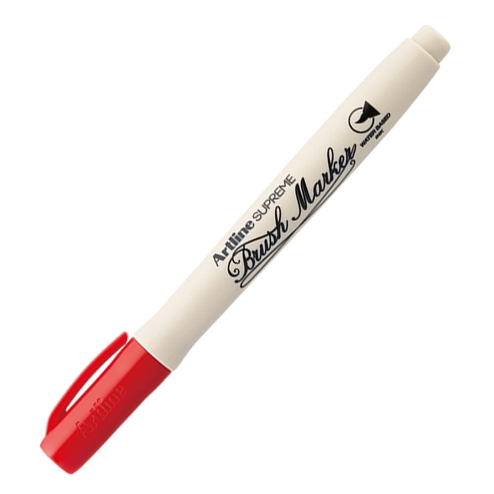 Artline Supreme Brush Marker Set of 12 (Red Colours) | Popular Tool Among Artists And Designers