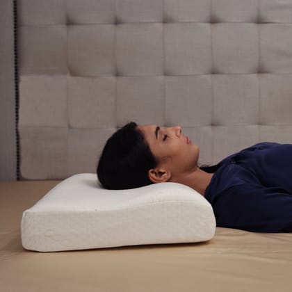 Memory Foam Contour Bamboo Pillow - Pack of 1-18 x 27