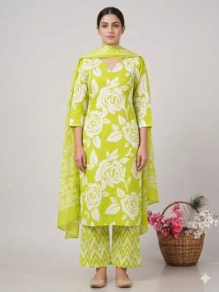 Stitched Cotton Sets Elegant Hand Block Printed Cotton Kurti Sets perfect for daily wear and festive occasions!Comfort fit | Soft breathable fabric | Beautiful hand block prints.1