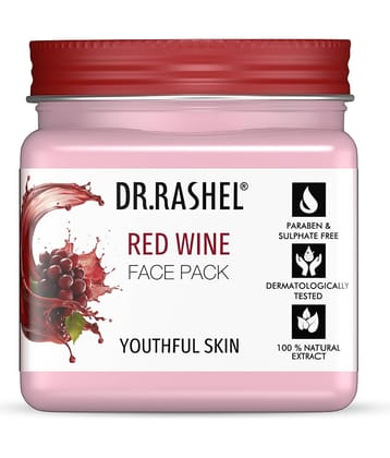 DR.RASHEL Red Wine Face Pack Replenishing & Rejuvenation Pack For All Skin Types (Pack of 1)