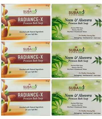 Subaxo - Beauty Soap for All Skin Type ( Pack of 6 )