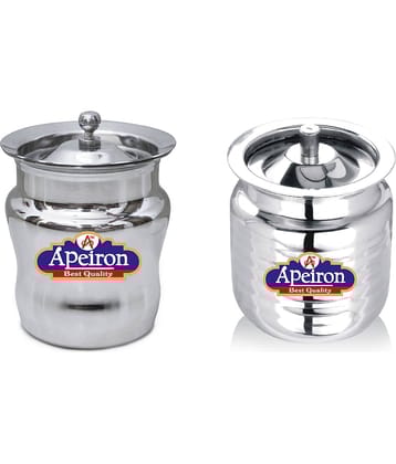 APEIRON GHEE POT Steel Food Container Set of 2 300 mL