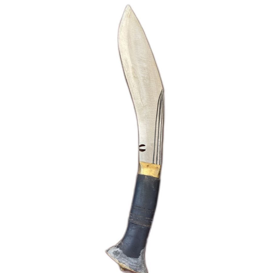 TRADITIONAL HANDCRAFTED TRIBAL HUNTING KNIFE WITH WOODEN SHEATH