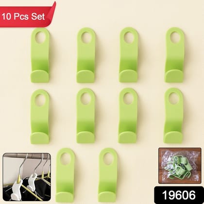 Multipurpose Plastic Hanger Hooks (10 Pc)