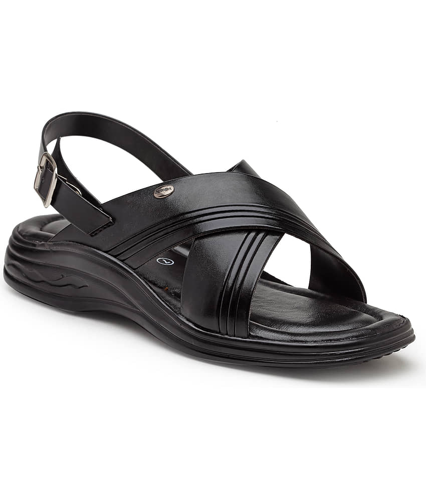 Action - Black Men's Sandals