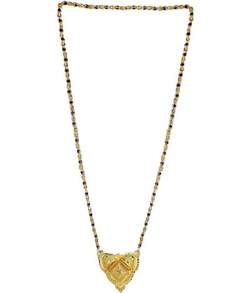 JIPPA - Golden Mangalsutra ( Pack of 1 )