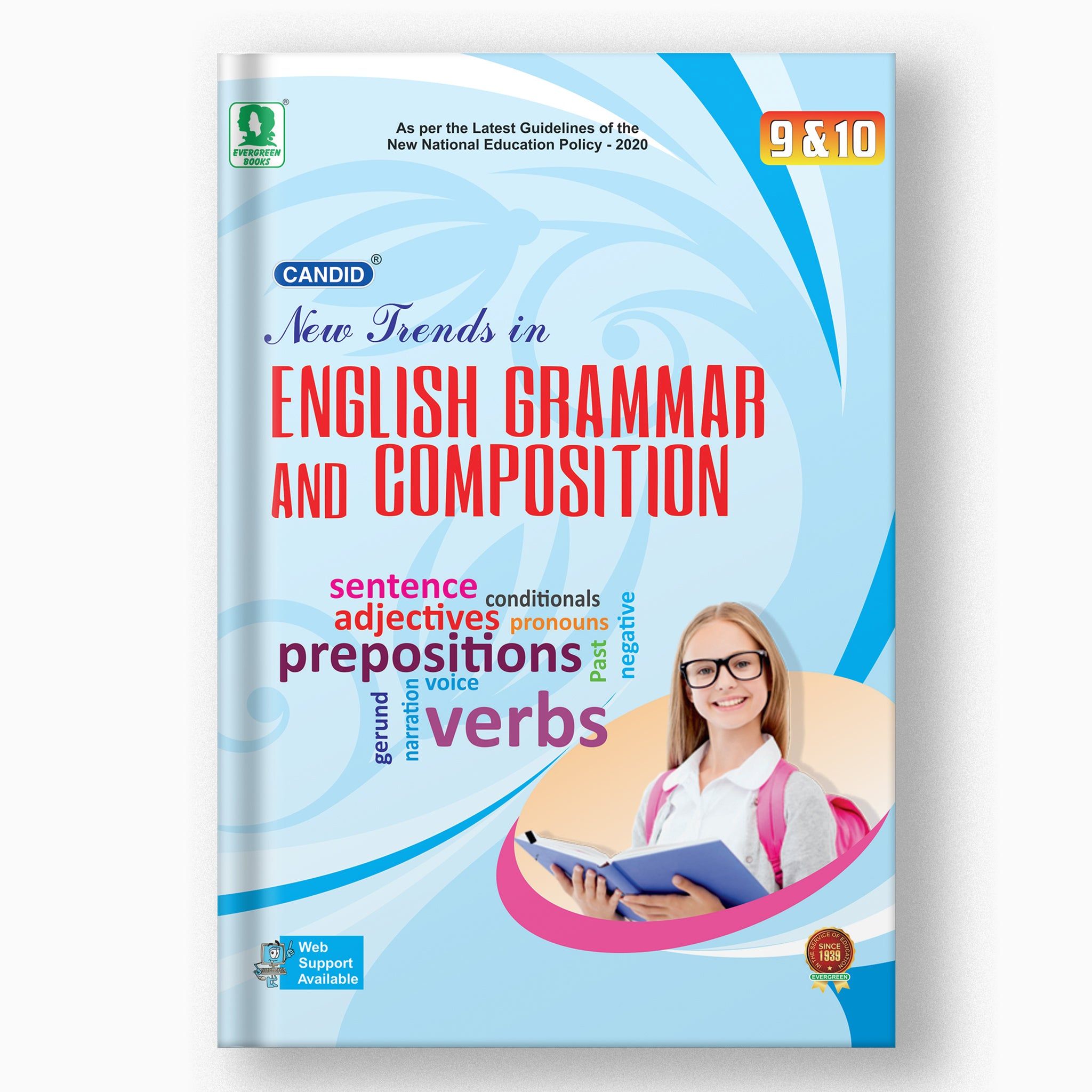 Candid New Trends In English Grammar and Composition - 9 &10-Grade 09 / English