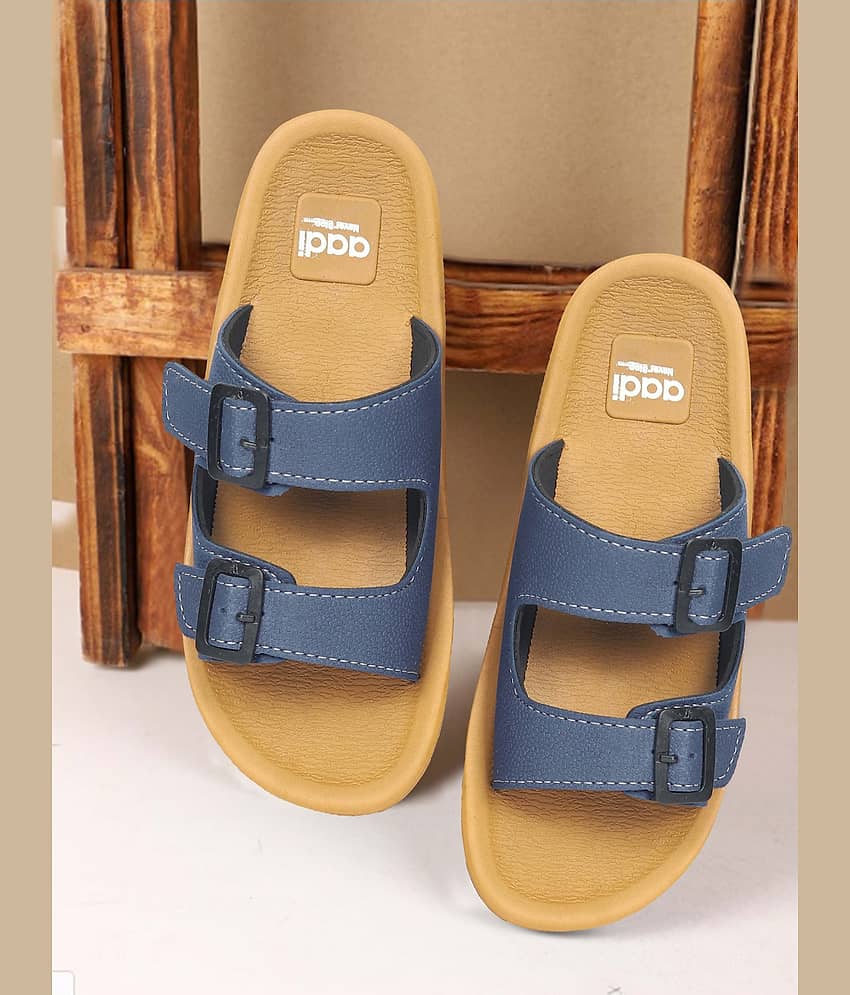 Aadi Brown Men's Slide Flip Flop