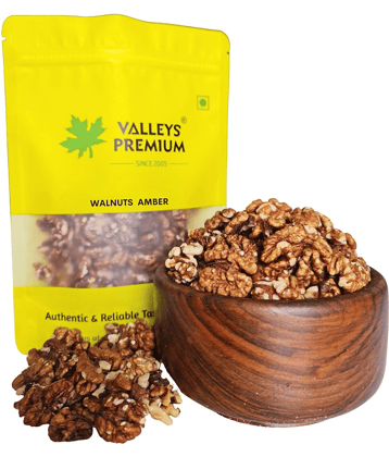 Valleys Premium Kashmiri Amber Walnut Kernels 800 Grams Pack Of 2
