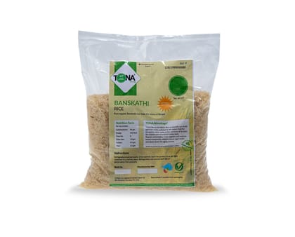 Tona Organic Unpolished Bashkathi Rice, 1 Kg