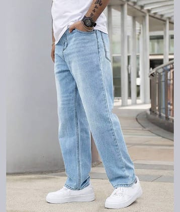 Eyebogler Relaxed Faded Men's Jeans - Blue ( Pack of 1 )