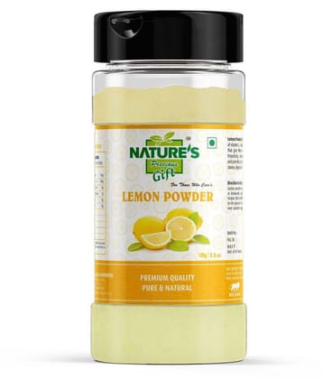 Nature''s Gift Lemon Powder - 3.5 Oz Spice Jar Powder 100 gm