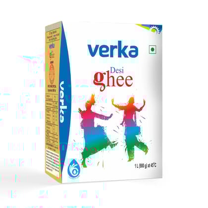 VERKA Ghee 1 Litre Mono Carton