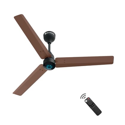 Atomberg Renesa Smart 1200 mm BLDC Ceiling Fan with IoT, Remote Control & LED Indicators | Brown & Black