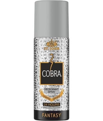 St. John Cobra Fantasy Long Lasting Deodorant Spray for Men 150 ml ( Pack of 1 )