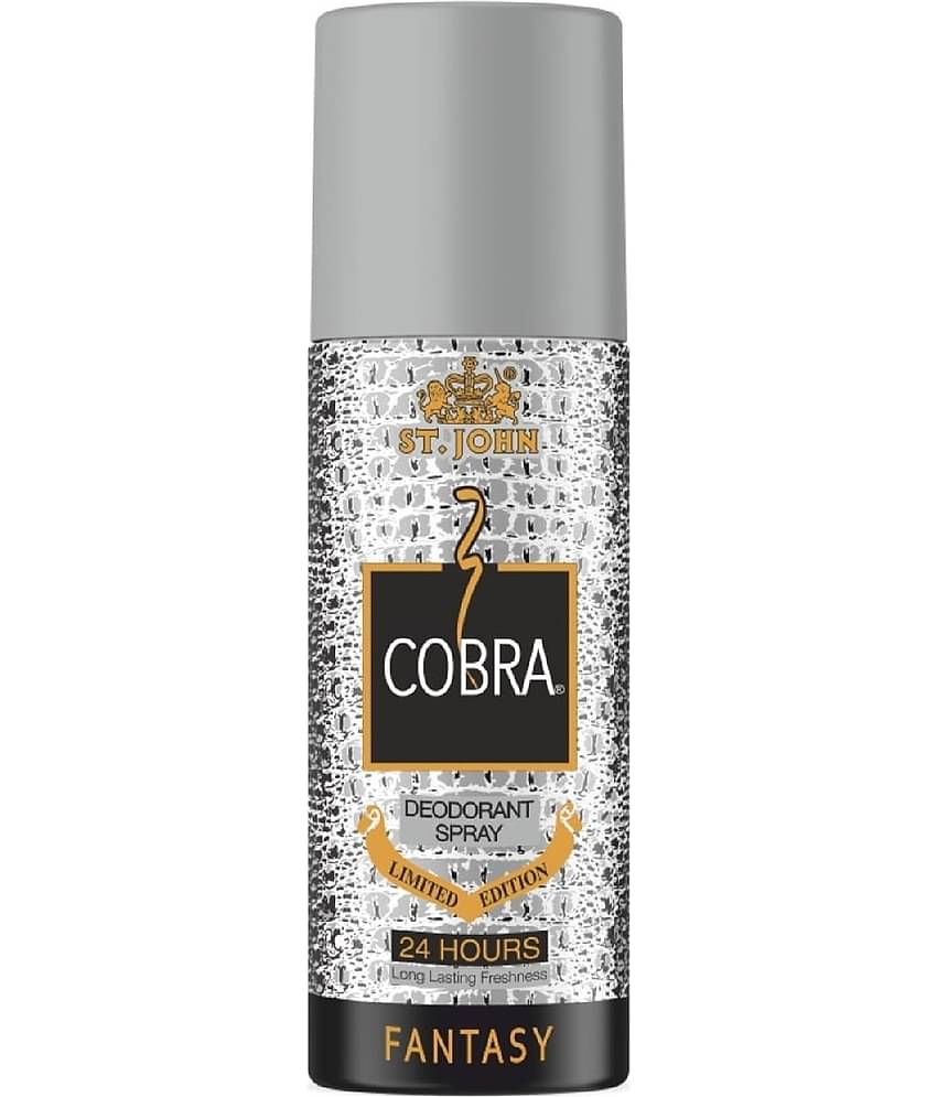 St. John Cobra Fantasy Long Lasting Deodorant Spray for Men 150 ml ( Pack of 1 )