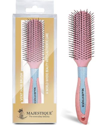 Majestique Professional Nylon Bristle All-Purpose Hair Brush for Everyday Brushing for Women, Men