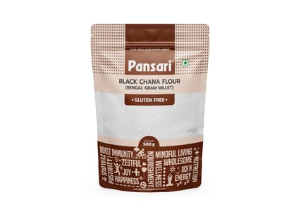 Pansari Kala Chana Atta / Bengal Gram Millet - 500gm