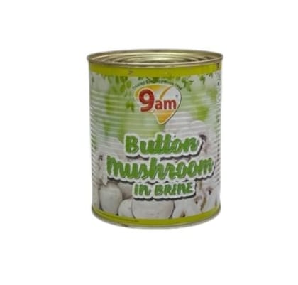 9am Button Mushroom (Classic), 800 gm
