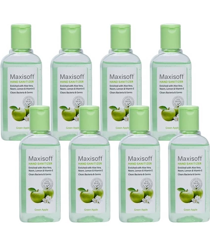 MAXISOFT - Antibacterial Hand Sanitizer 100 mL ( Pack of 8 )