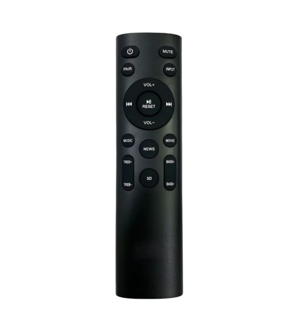 Home Theatre Remote No. 1126 Compatible-Replacement for Boat Home Theatre System Remote Control (Black)