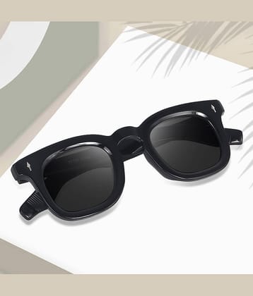 Peter Jones Black Square Sunglasses ( Pack of 1 )