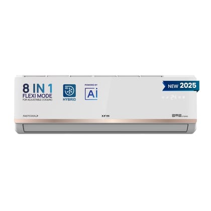 IFB Model Gold Pro Series 2 Ton 3 Star Split AC with Hybrid Technology, Works upto 55°C, 4-Way Swing, Higher Cooling Capacity, Self-Clean & AI - White (CI223GN32RGN1, Copper Condenser) IFB Model Gold Pro Series 2 Ton 3 Star Split AC with Hybrid Technolog