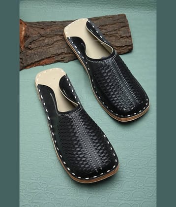 rajeraj Black Men's Mule